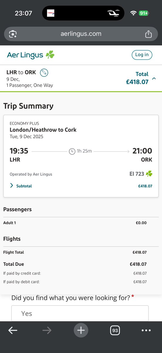 Stuck in LHR for 15 hour today. A bit annoyed that <a href="/AerLingus/">Aer Lingus</a> didn’t book me on the first available but a flight 3 hours later.