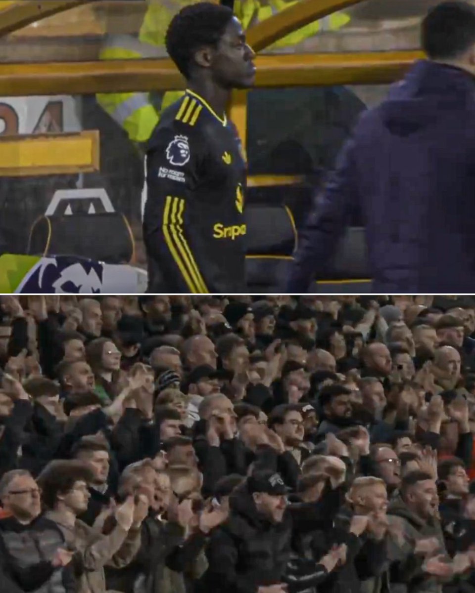 The reaction Kobbie Mainoo received from Man United fans when he was subbed on 🥰
 
He completed more passes and won more fouls than any other midfielder on the pitch during his appearance 👏