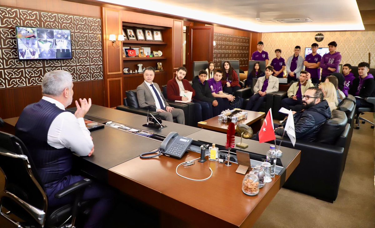 G.O.A.T. 8092 robotik takımımızla birlikte Çerkezköy TSO’ya ziyaret.
Sayın Ahmet ÇETİN Başkanımıza misafirperverlikleri için teşekkür ederiz.