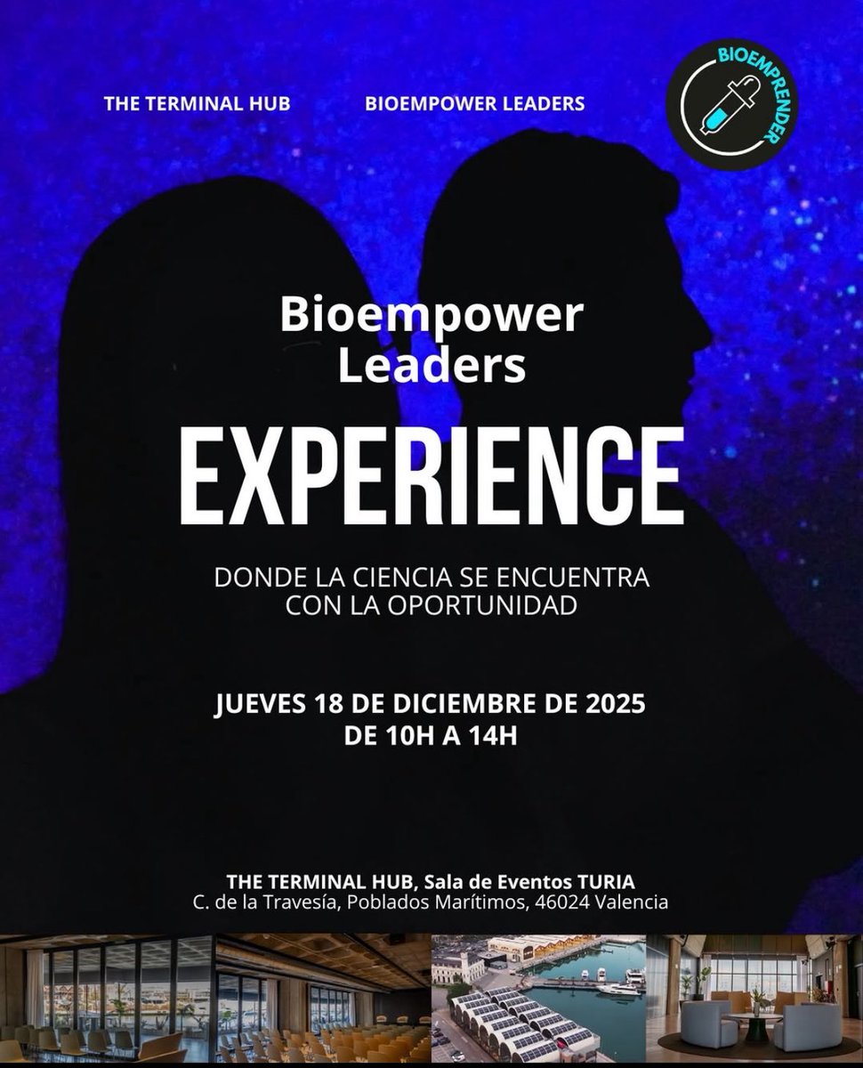 Bioaprender's tweet image. Un evento para hacer lo que LinkedIn no hace: conectar cara a cara con reclutadores y empresas que buscan perfiles como el tuyo.

📍 The Terminal Hub – Valencia
🗓️ Jueves 18 de diciembre
⏰ 10:00–14:00h
👉 Últimas plazas GRATIS

forms.fillout.com/t/myYNEFf7jBus