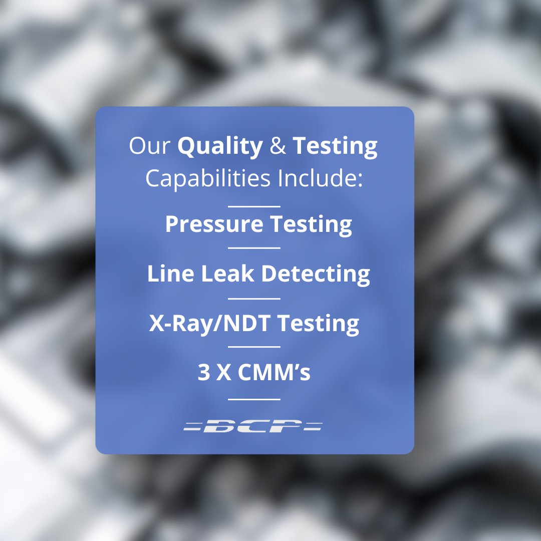 BcpLimited's tweet image. From #pressuretesting to #XRay analysis, we stress test our #components so you don’t have to stress about them later. If it doesn't pass our line leak detectors or our #CMM inspections, it doesn't get to you. Simple as that.

Check out  bit.ly/40M7PfA for details! #UKMfg