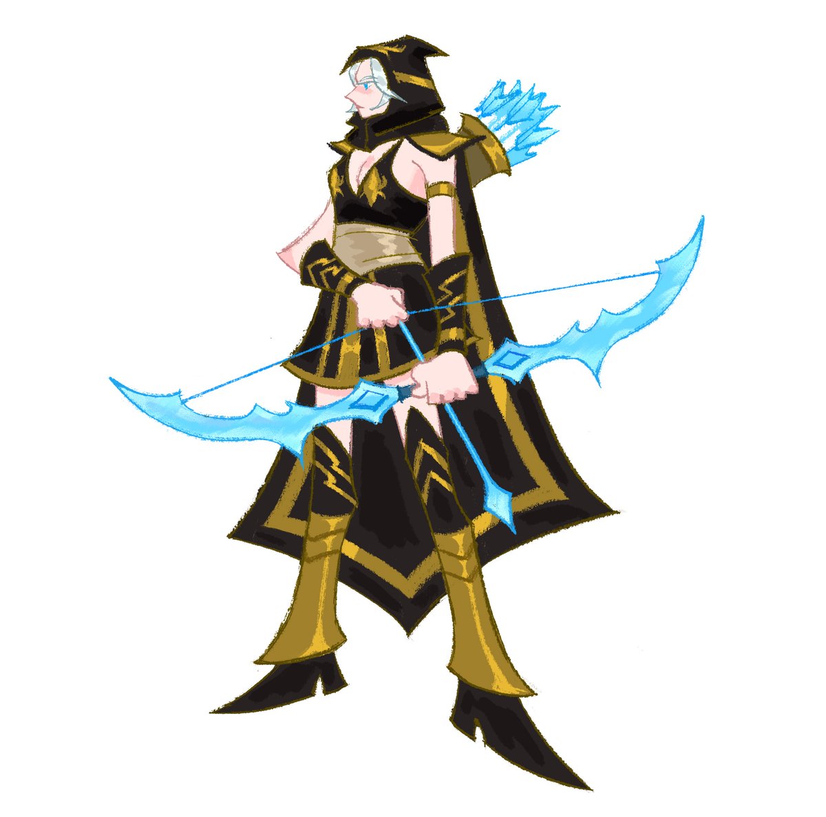 drawing all 172 league champs (in alphabetical order) #11 Ashe #LeagueOfLegends #Ashe