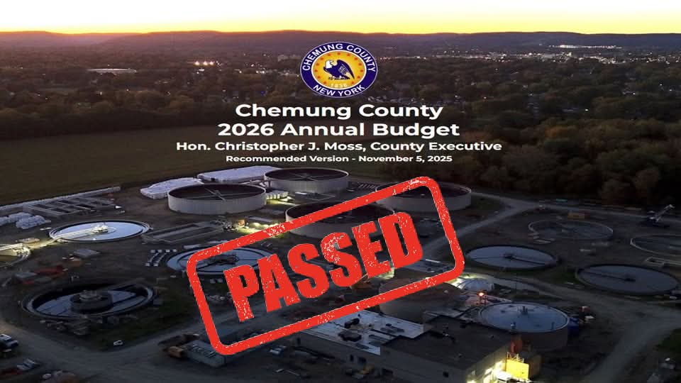 RodneyStrange's tweet image. The Chemung County Legislature unanimously passed the 2026 Chemung County Budget at the Full Legislature meeting on Monday, Dec. 8th. This budget will decrease property taxes by 3.2%.

You can view the entire budget by clicking the link below:
…unty-chemung-ny-cleardoc.cleargov.com/13987/790440/d…