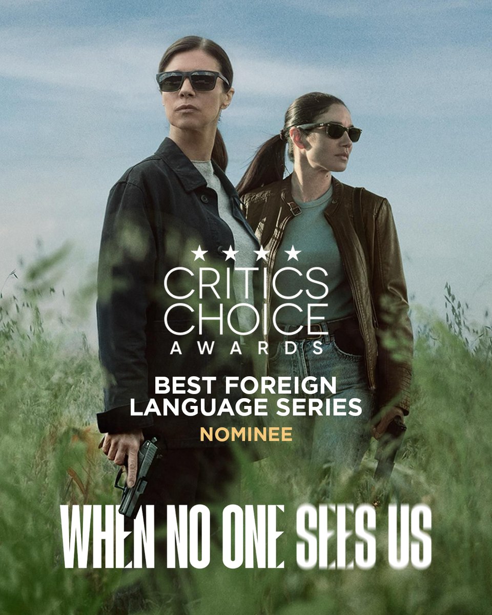 #CuandoNadieNosVe, serie dirigida por Enrique Urbizu, basada en la novela homónima de <a href="/sergiosarriarui/">Sergio Sarria</a>, producida por #ZetaStudios para #HBOMax, con Maribel Verdú, Mariela Garriga, Austin Amelio, Ben Temple y <a href="/DANIROVIRA/">Dani Rovira</a>, nominada a Mejor Serie Extranjera en los <a href="/CriticsChoice/">Critics Choice Awards</a>.