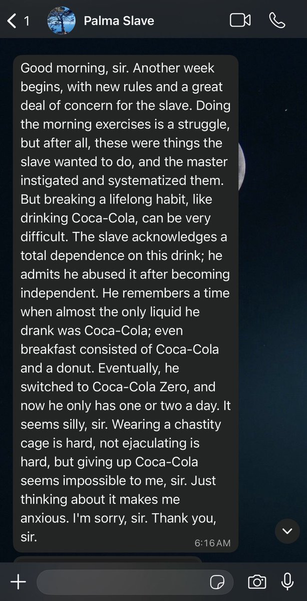CHALLENGE ACCEPTED 😈
You WILL give this up for Me. 🔥💪🏼

Master always finds a way to get what he wants. Just need to raise the stakes…

The cokes… or Me? 
To drink or to serve? 
I demand to be your only addiction. 

Me on one side of the room, a Coke on the other. Now CHOOSE.