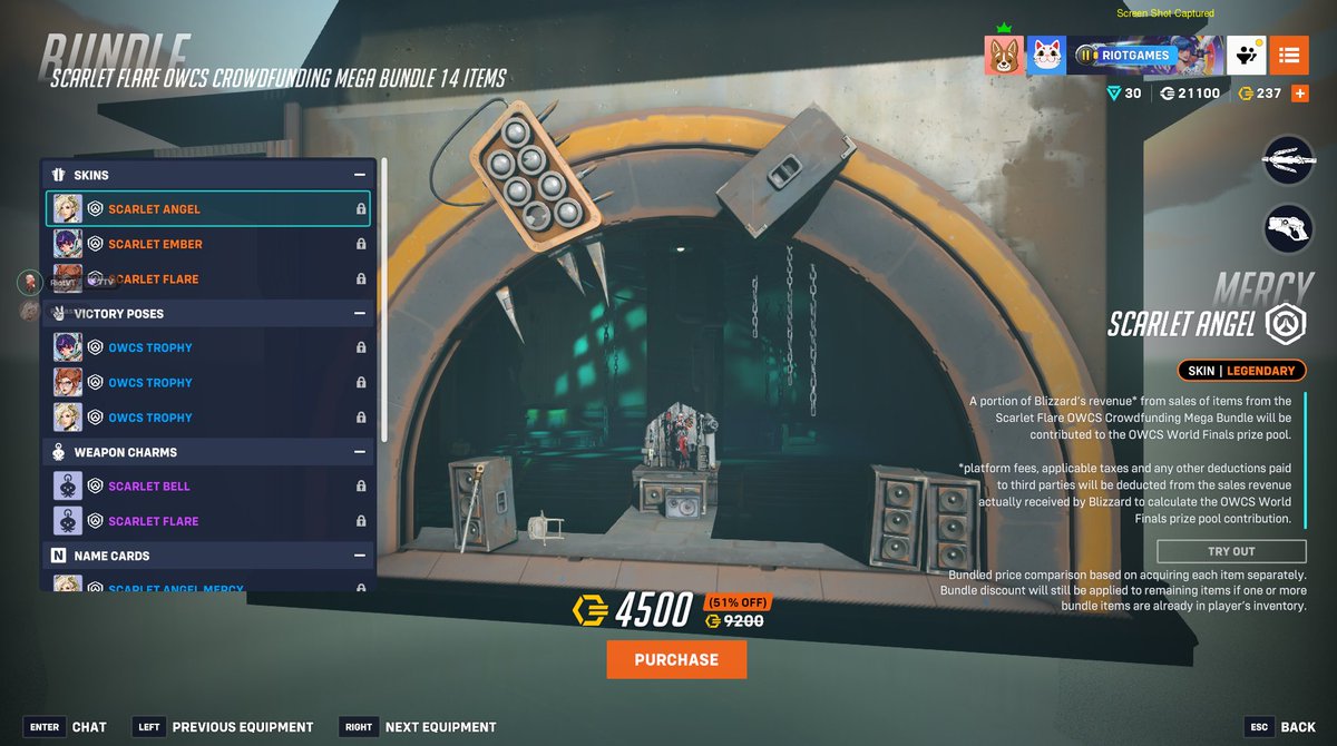 RiotVT_'s tweet image. Did you know that all skin displays are held captive in OW? Cause I didn't