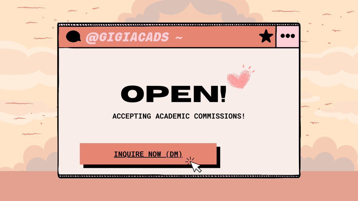 Gigi 🌷OPEN | Academic Commissioner tweet media