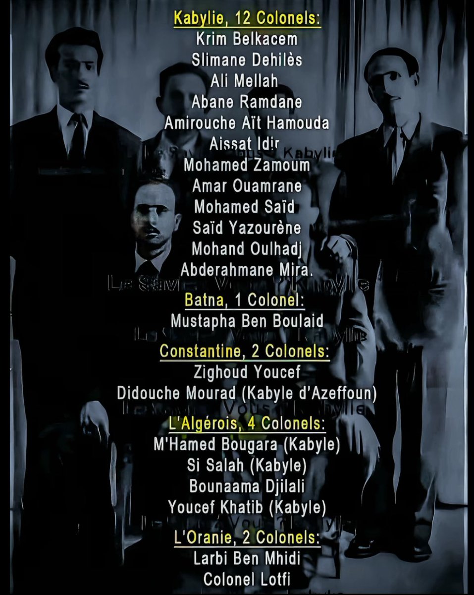 PIXOU193's tweet image. La Kabylie a était la Region la plus difficile a conquérir de tous les pays du monde colonisés par la France devant l’Indochine.puis par la suite la plus impliquer avec les aures pour la libération de l’Algerie.