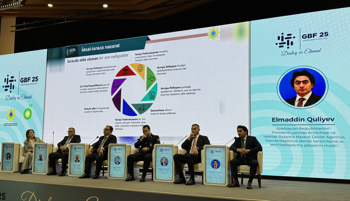 MezahirEfendi's tweet image. Panel discussions of the “Customs–Business Forum 2025: #Dialogue  and #Trust ”,  #CBF25 new directions for public–private partnership were presented.

#Azerbaijan #CustomsBusinessForum #PublicPrivatePartnership #PPP #BusinessDialogue

@AzGomruk
@Milli_Majlis