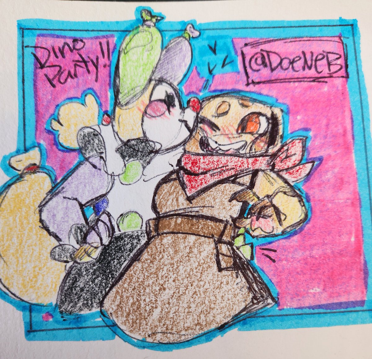 doe_neb's tweet photo. Art is uh- definitely arting- yip- yippeee-- Traditional art jumpscare :D

@ArtbyDanii @FoggysTV @Dull_Doll_00 @OliveeBread https://t.co/BOb9IAYNxe
