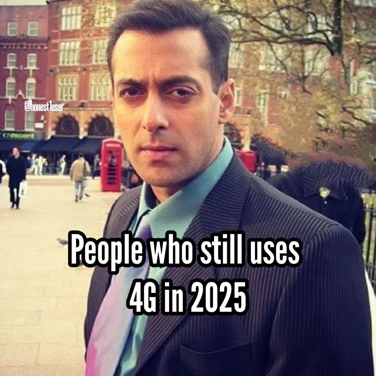 honest1user's tweet image. I also use 4G