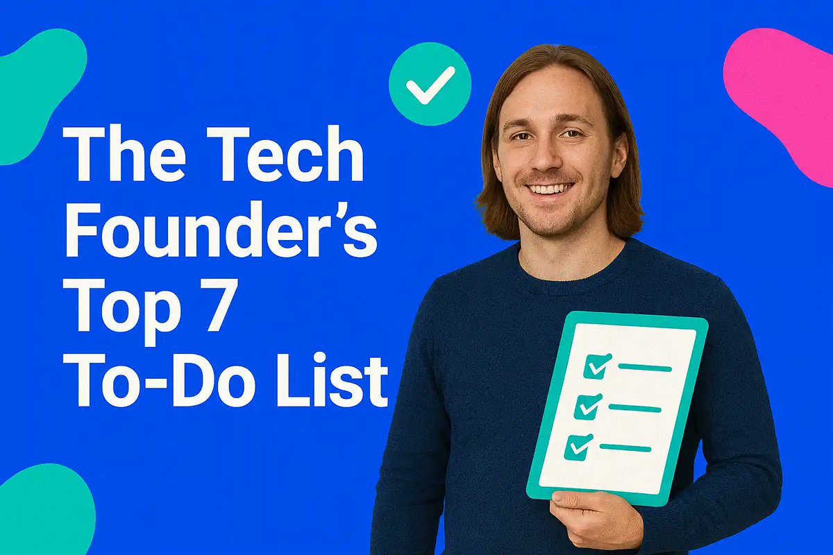 MartinoCorbelli's tweet image. In my latest article, I break down the 7 tasks every tech founder must master to build momentum and avoid getting consumed by detail:
👉 Read it here: thetechstartupcmo.com/blogging/the-t…

#TechStartups #StartupLeadership #Founders #ScaleUp #MarketingStrategy