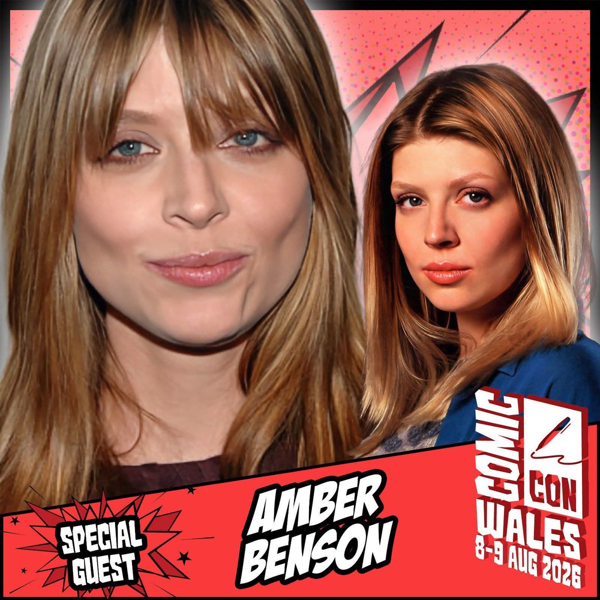 EuroConNet's tweet photo. GUEST ANNOUNCEMENT

#ComicConWales #monopolyevents
#AmberBenson 

Monmouthshire, South Wales
8 - 9 August 2026

https://t.co/nEJiCi49aF https://t.co/1vjg0rhIEM