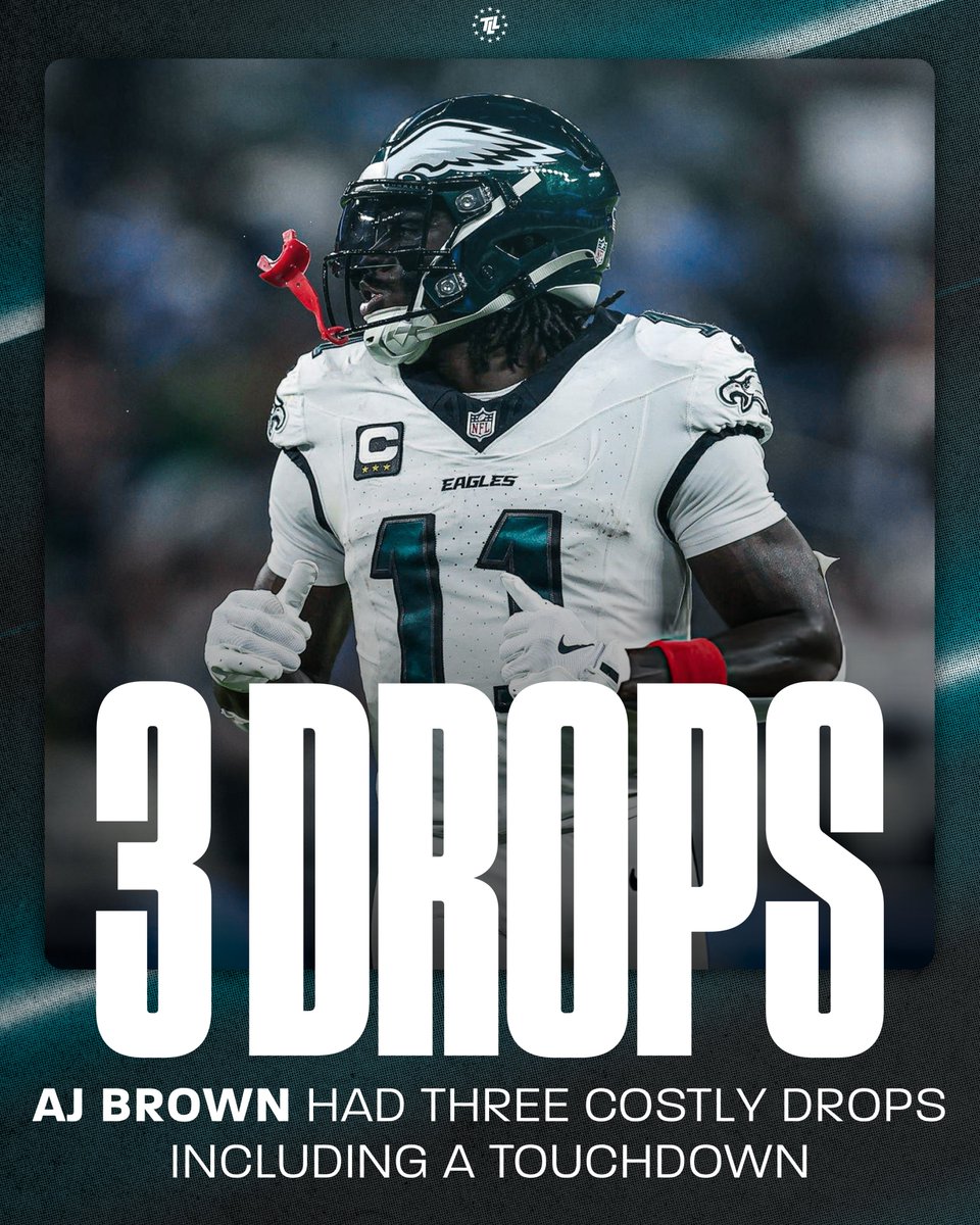 LibertyLinePHL's tweet photo. AJ Brown could have easily changed the game. 

#FlyEaglesFly | #GOBIRDS https://t.co/gD87MC0OGM