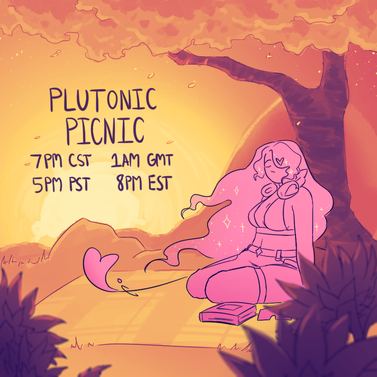 💜 PLUTONIC PICNIC

...But in addition to our last post, a second lore event, Plutonic Picnic, will also be held on December 9th (or 10th for GMT folks) ! 

You can find stream pings over on our discord!
📺 discord.gg/J5XY95ppqB