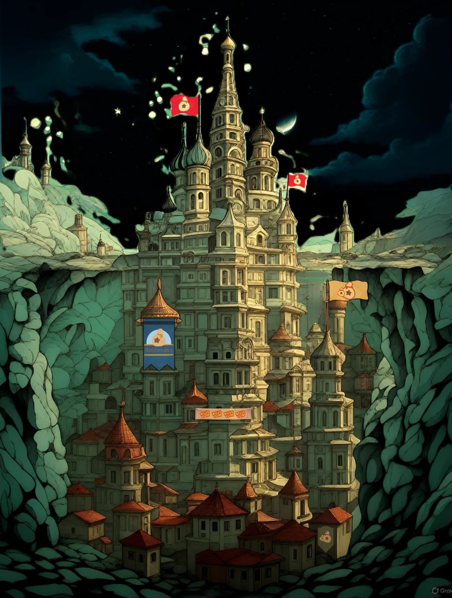 OGCivilization's tweet image. Magical night in Bellscoin. 
$BELLS never sleeps