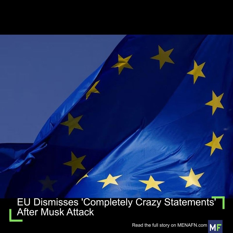MENAFN's tweet image. EU Dismisses 'Completely Crazy Statements' After Musk Attack #Dismisses #'Completely #Crazy #Statements' #Musk #Attack #USA #Russia #Biden #Ukraine #War #Palestine #Gaza #Israel # dlvr.it/TPjXXb