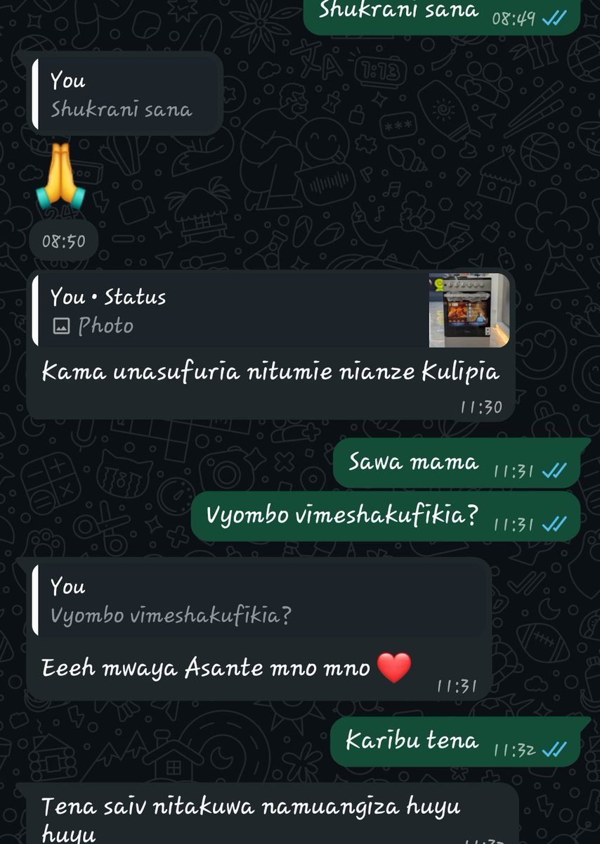 Good morning watu wa Mungu aliye juu🤗...

Mrejesho wa mteja from IG wa kulipa kidogo kidogo🥰