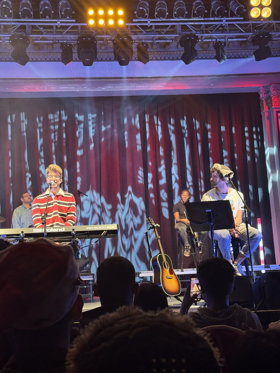 KaylaLodwick's tweet photo. Show #8 ✅ I have finals tomorrow, and instead of studying, I drove 2 hours to see the band that became my favorite almost 9 years ago! I love @AJRBrothers endlessly and I’m beyond proud! Such an amazing show! 🫶🏻 (I still miss Adam :(() https://t.co/VRNkhGt0X7