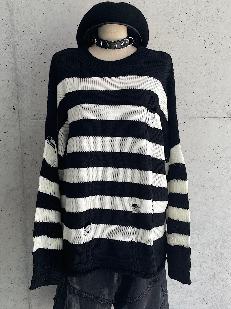 hellcatpunks's tweet image. ♡NEW ITEM♡
定番アイテムのボーダーニット
大胆なダメージ加工がポイント☆
ゆるっと着こなせるビッグシルエットで男女問わず着用可能です

★ボーダーニット
hellcatpunks.com/i/HCP-KN-0037