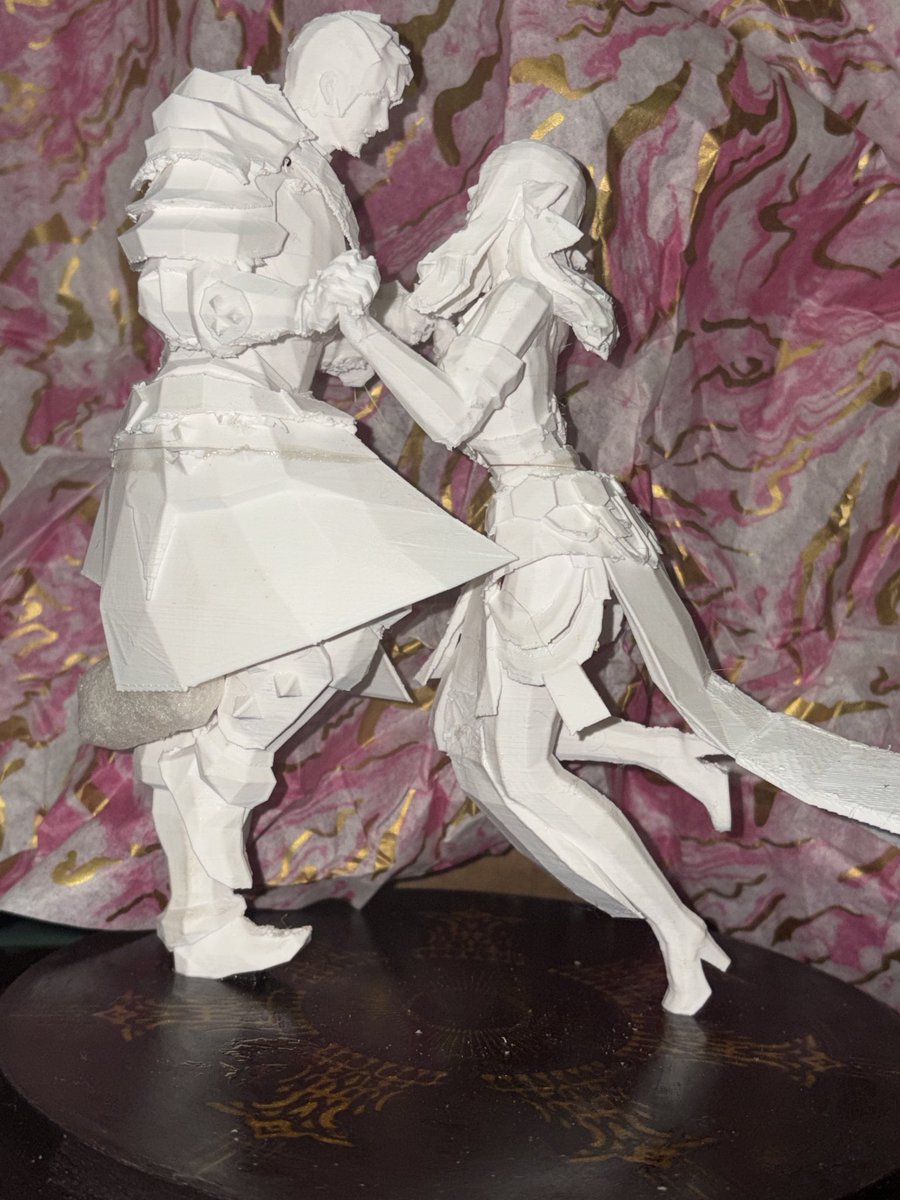 I’m in such disbelief. 

They really made a statue for Ardbert/Meteor with my Warrior of Light. 😭💕 I love you guys so much.