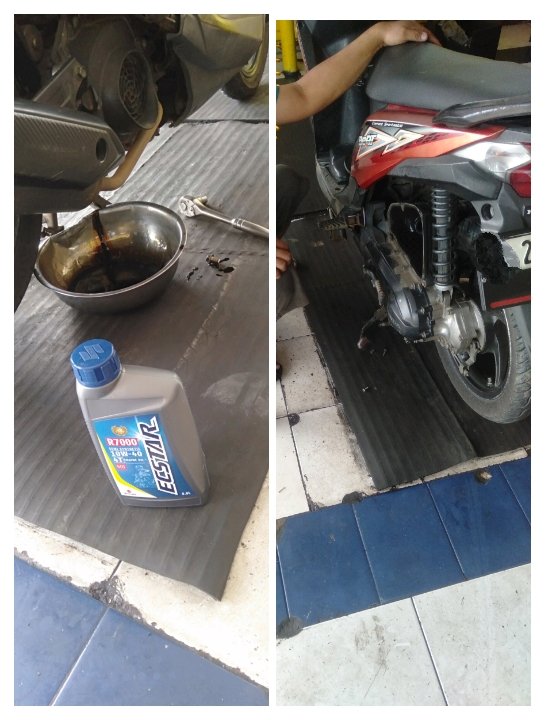 ganti oli itu hanya trik marketing
oli mesin itu cuma muter muter aja di dalam mesin ngapain diganti

kata seseorang yang mending beli seblak daripada ganti oli motornya