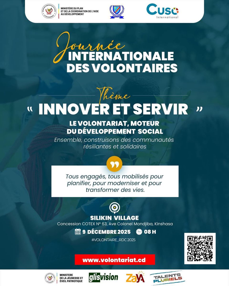 KabaRandy's tweet photo. C'est déjà pour ce 09/12/2025
Nous serons tous là présent.

Le volontariat, c’est plus qu’une action : c’est un engagement, un courage silencieux, une main tendue là où il y a un besoin.

#JournéeInternationaleDesVolontaires #Volontaires #Engagement #Solidarité #Humanité https://t.co/T3LVAvW8OA