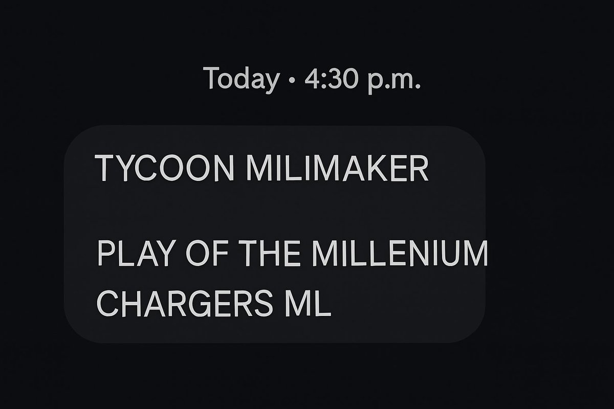 Professorcashes's tweet image. CASHHHHHH ITTTTTTTT ✅✅✅

TYCOON PLAY OF THE MILLENNIUM 💪🏻💪🏻

This was his biggest play ever, costs $5K, how could you not lock in??? 🥱🥱

t.me/FMBcheap

#capper #sportbetting #tycoor #tycoonpicks #fmb #fmbexclusive
