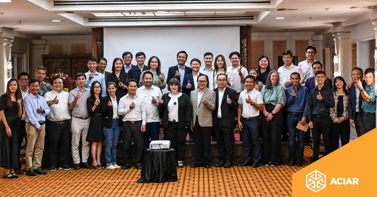 ACIARAustralia's tweet photo. During a recent visit to Cambodia, #ACIAR's Dr Suzie Newman met with partners and alumni, highlighting the significant achievements delivered through more than 3 decades of Cambodia–Australia agricultural research partnerships. 🇰🇭🇦🇺 https://t.co/9UMRMG3V8e