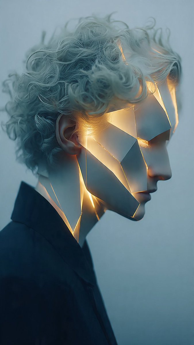 FonsGaudii's tweet photo. Officially starting off "The Masked" series
AMA-BT6-TM1
"Beneath the fractured masks we wear, our hidden hearts bleed light into the shadows of unspoken pain."
#art #aiart #aiartcommunity #AIArtistCommunity #digitalart #cyberart #AIartists #contemporaryart #themasked https://t.co/RP7bGFNJvT