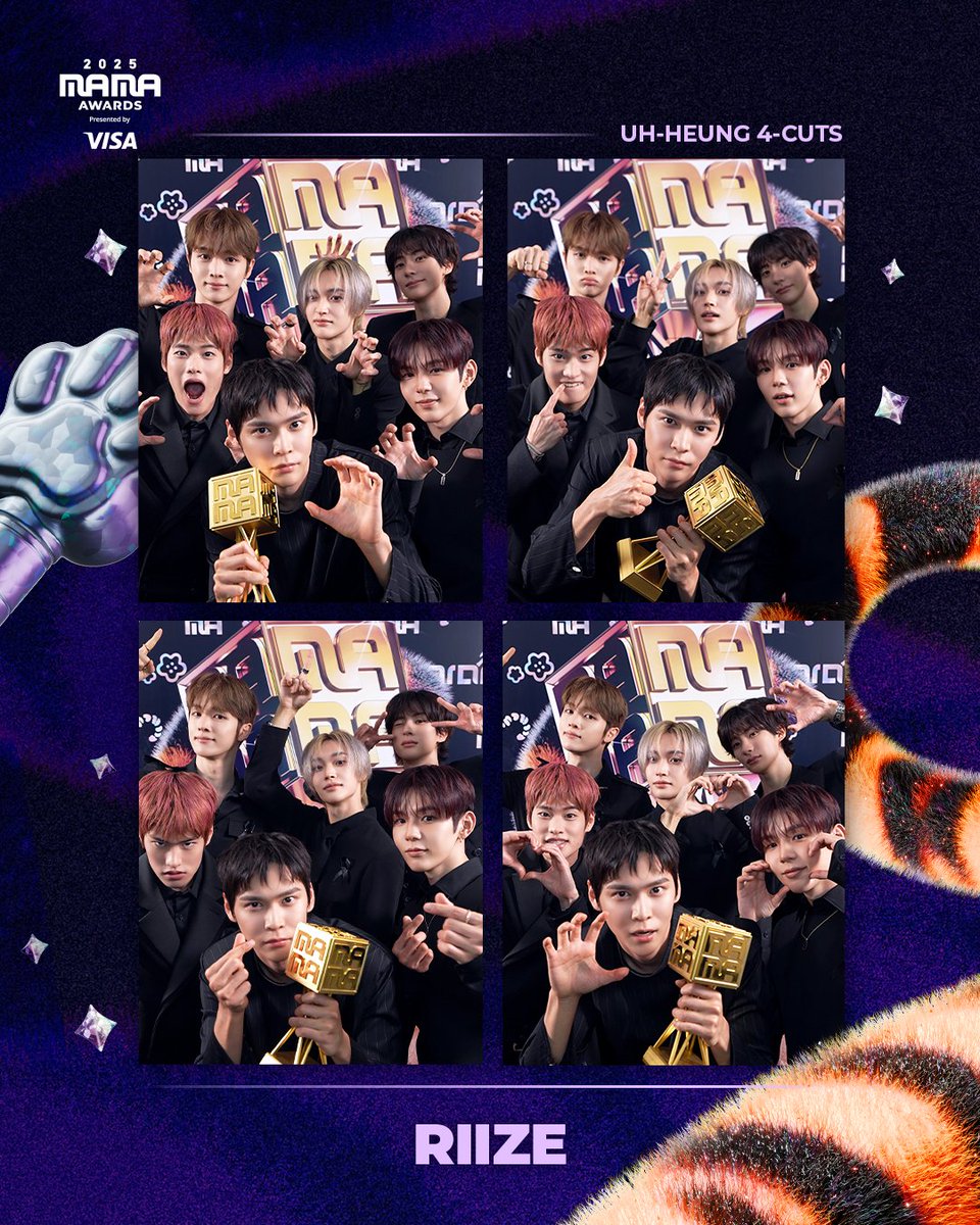 [#2025MAMA] UH-HEUNG 4-CUTS📸 RIIZE

Moment of glory🏆 See your artists shine✨
영광의 순간🏆 빛나는 아티스트의 모습을 만나보세요✨

- FANS’ CHOICE MALE TOP 10

HEAR MY ROAR, UH-HEUNG
2025 MAMA AWARDS

#MAMAAWARDS #2025MAMAAWARDS