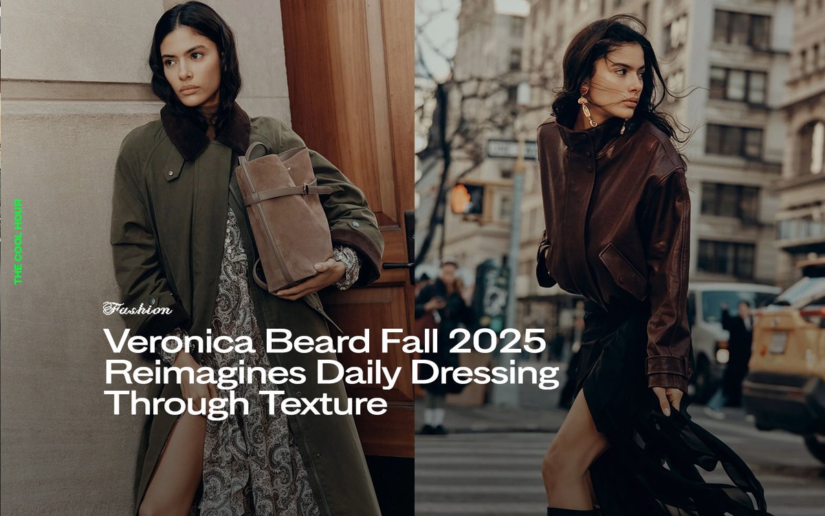 TheCoolHour's tweet photo. Veronica Beard steps into Fall 2025 with confident tailoring, textured layers, and a modern city rhythm that feels lived in and intentional. A wardrobe built for every hour.
๐ https://t.co/fPm8OigahA
#VeronicaBeard #FallStyle #CityWardrobe https://t.co/uo8ca35aN2