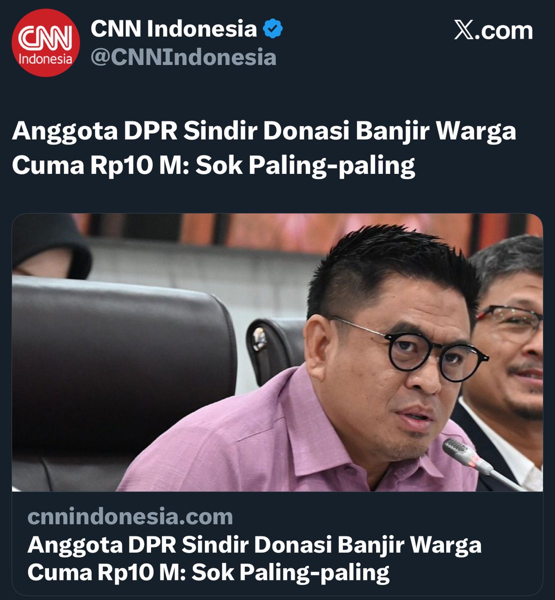 Semua akun yang lucu kalah lucu dengan anggota DPR ini..

Kebaikan warga negara dibandingkan dengan kewajiban negara.