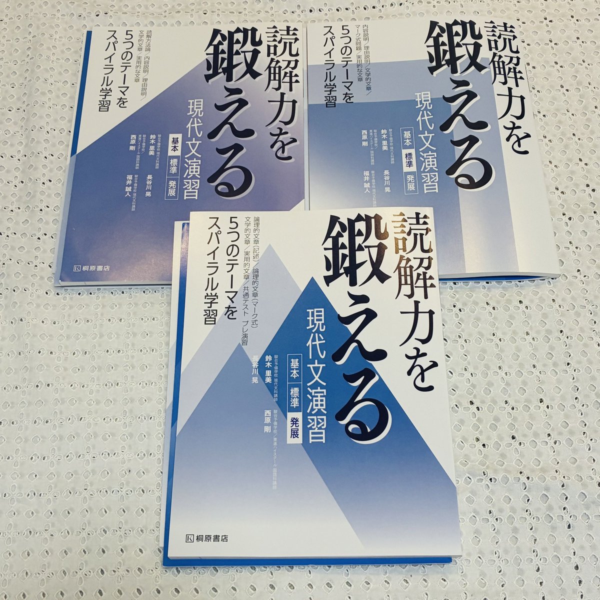 ❄️宣伝❄️ 『読解力を鍛える 現代文演習」桐原書店 学校専売の問題