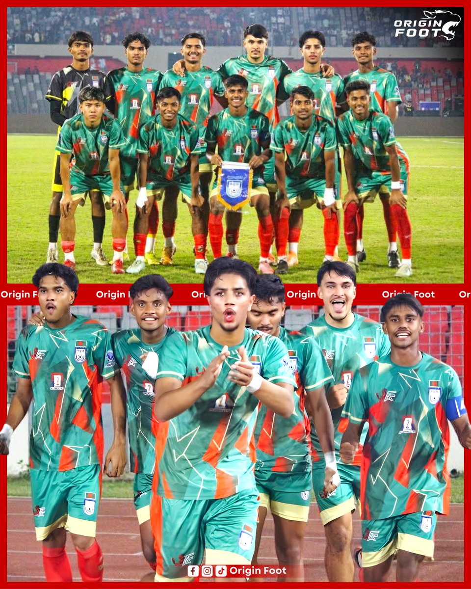 Red &amp; Green Rising Stars 🇧🇩⭐

📸 K Sports 24

#OriginFoot #Bangladesh #Argentina #Football #LatinBanglaSuperCup2025