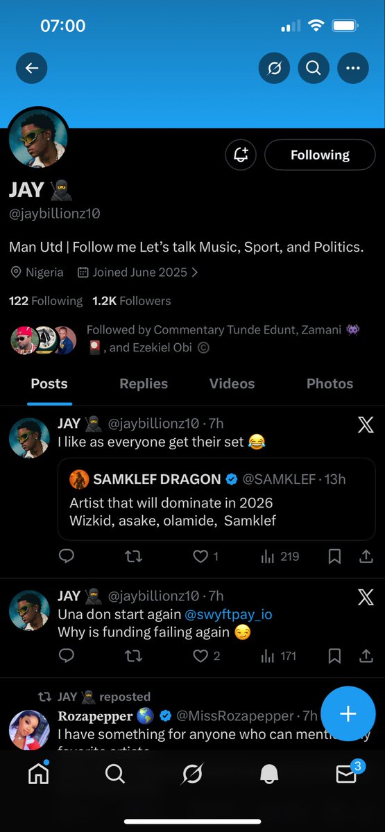 ofemkanks's tweet photo. @Kingtundeednuut @jaybillionz10 Done ✅ Sir 

9031551269
OPAY
OFEM OKANKE 

THANK YOU SIR 🙏 https://t.co/IGqnEgHFjL