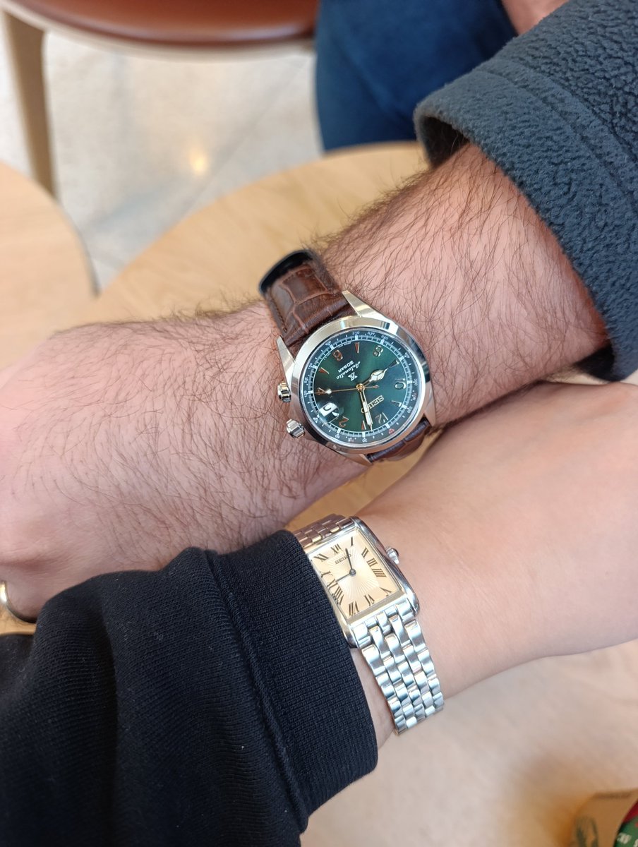 Saatlerimizi kahvaltıya getirmişizdir. #Seiko