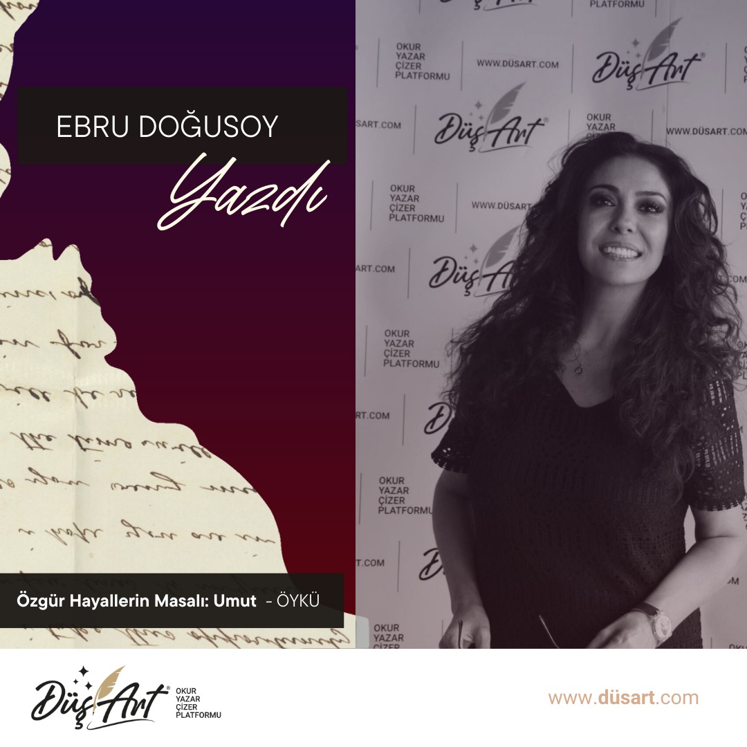 Yazarımız Ebru Doğusoy'dan sımsıcak, içinizi ısıtacak bir öykü. Öyküyü linkten okuyabilirsiniz. 🪶
<a href="/graveofireflies/">ebru doğusoy</a>

#DüşArt #edebiyat #sanat #öykü #hikaye #keşfet

Özgür Hayallerin Masalı: Umut 
 share.google/IAKHI0OfJBJ2MG…