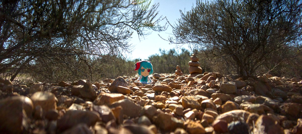 Kogasa in the rock zone.