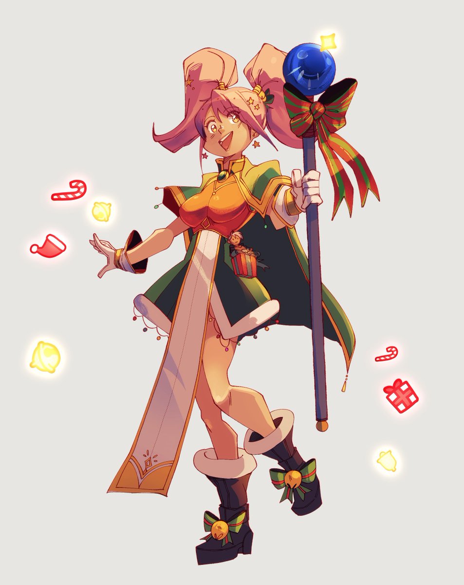 sagedcharm's tweet photo. someone on twitter loves Mae fire emblem and they may never see this but I drew Mae because I'm going to do a collection of FEH characters in xmas outfits. Merry Christmas, Mae-Fan420BlazeIt https://t.co/eH0ZqISkqc