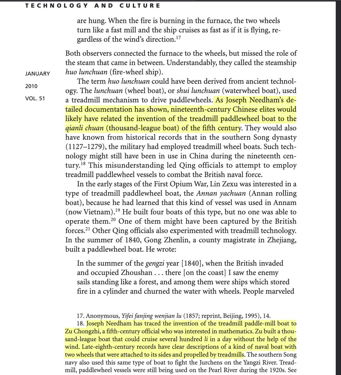 É incrível o quão avançada era a China antiga.
A dinastia Song usou navios de guerra com rodas de pás movidas a esteira
