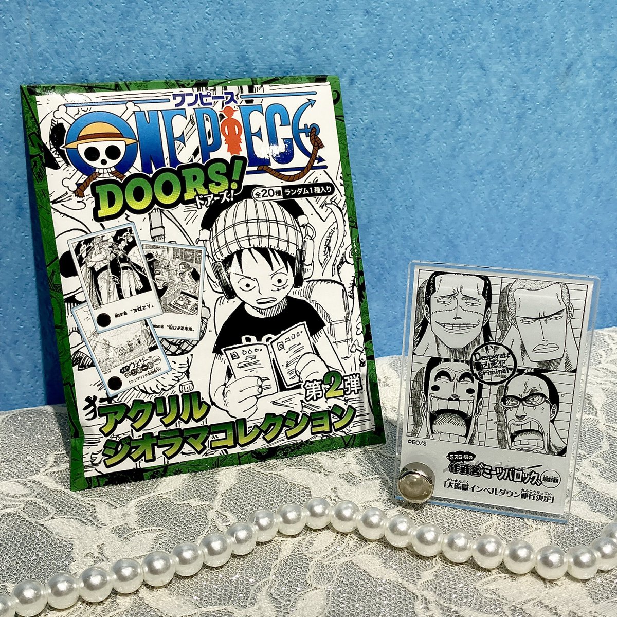 ONE PIECE　アクリルジオラマコレクション 2弾 コビー　2点セット おすすめ商品】原画商品 『ONE PIECE』アクリルジオラマコレクション