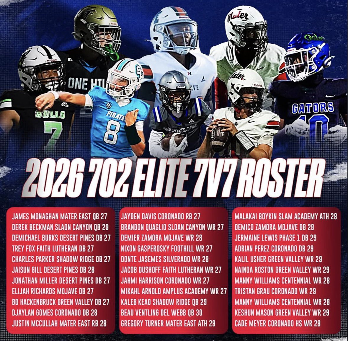 bohack_'s tweet image. Exited to have made 702 Elite 7on7 team!
Ready to show out and get some great coaching