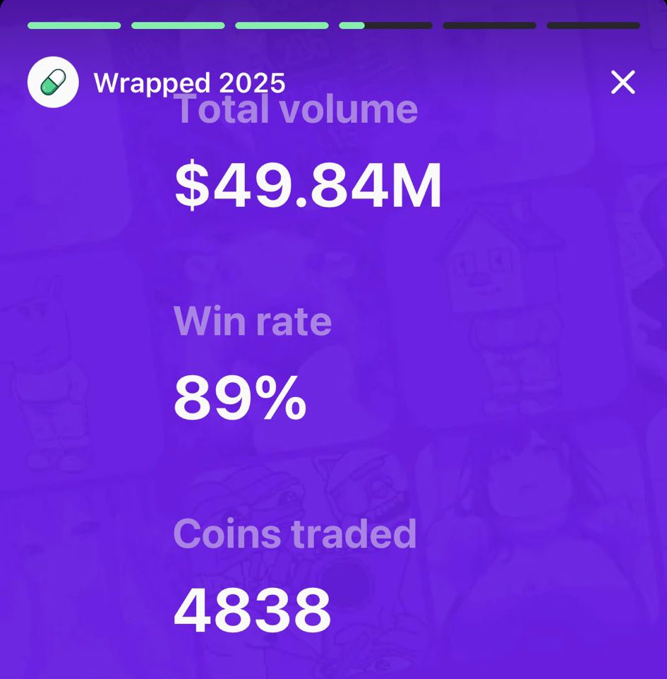 IsaSatosha's tweet photo. the social-cards era in web3 had its moment: infographics, token drops, meme snapshots… cool but outdated

we’re entering a new arc: THE ANNUAL RECAP META: onchain + offchain history becoming ur brand

why this hits now:
★ socialFI wants proof, not followers
★ onchain identity replaces clout
★ wallet-first reputation > vanity metrics

pump dot fun already turned memecoin trades into shareable recaps
discord checkpoint did it for social communities
spotify wrapped normalized the brag-your-year culture

the shift:
➤ posts and likes stop being the main flex
➤ your chain becomes your cv
➤ every wallet becomes a storyline
➤ screenshots become social currency

attention was cute but in 2025 liquidity is status, data is identity, visibility is power 

welcome to the wrapped meta web3
and it’s only getting started