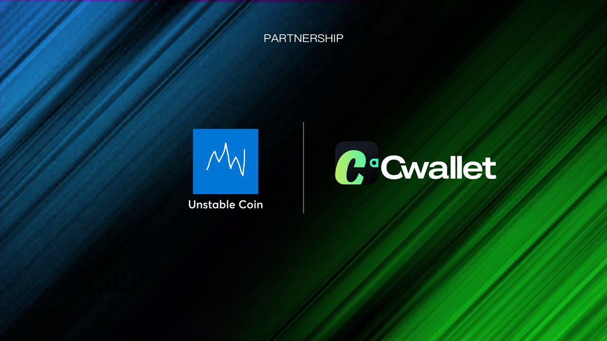 CwalletOfficial's tweet image. 🚀Cwallet Partners with @usduc_official 
Thrilled to announce our partnership with Unstable Coin ($USDUC) — a groundbreaking memecoin where volatility itself is the utility, on a mission to flip the stablecoin narrative.

✅ $USDUC is now live on Cwallet!
Securely buy/sell, send,…