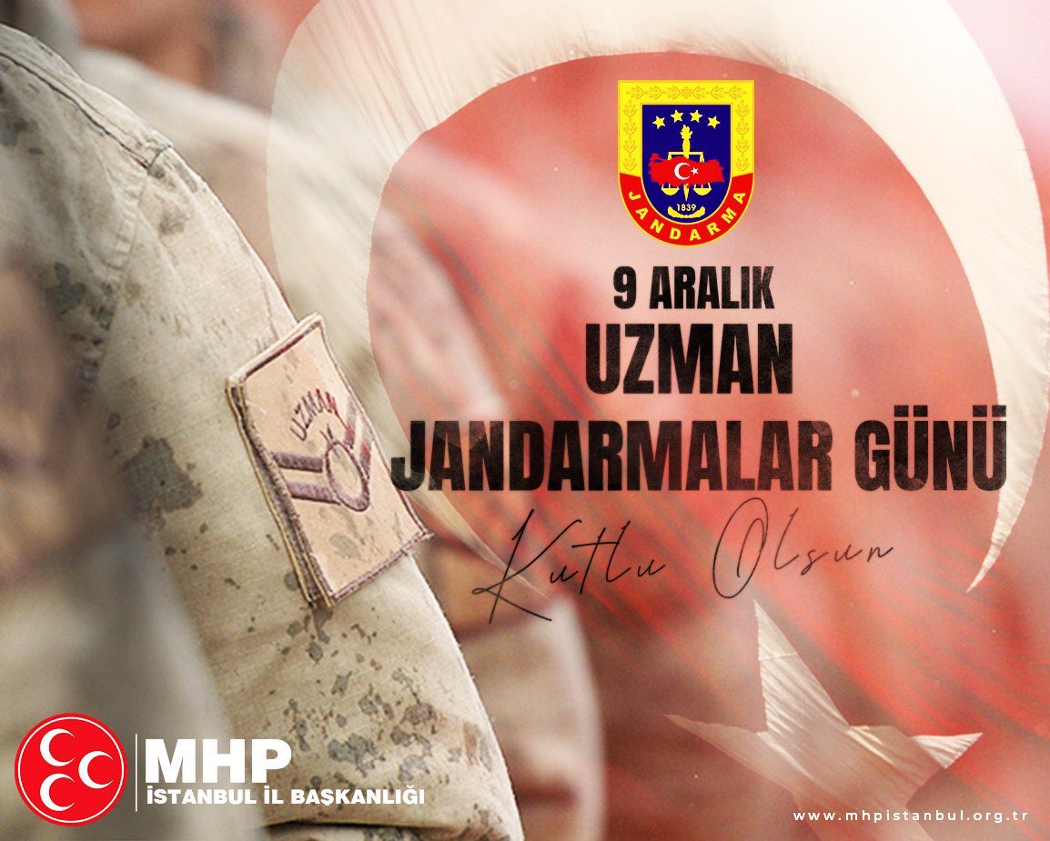 9 Aralık Uzman Jandarmalar Günü Kutlu Olsun