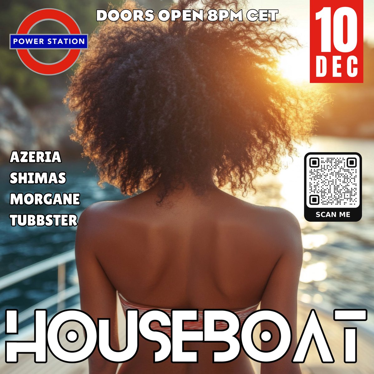 Ready to set sail? 🚤 Power Station’s Houseboat party kicks off tomorrow at 8 PM CET! Four DJs; Azeria, Shimas, Morgane, and Tubbster, will keep the waves rocking all night. Warning: dancing may cause seasickness (but it’s worth it). #Houseboat  #PowerStation3dx #3dxChat
