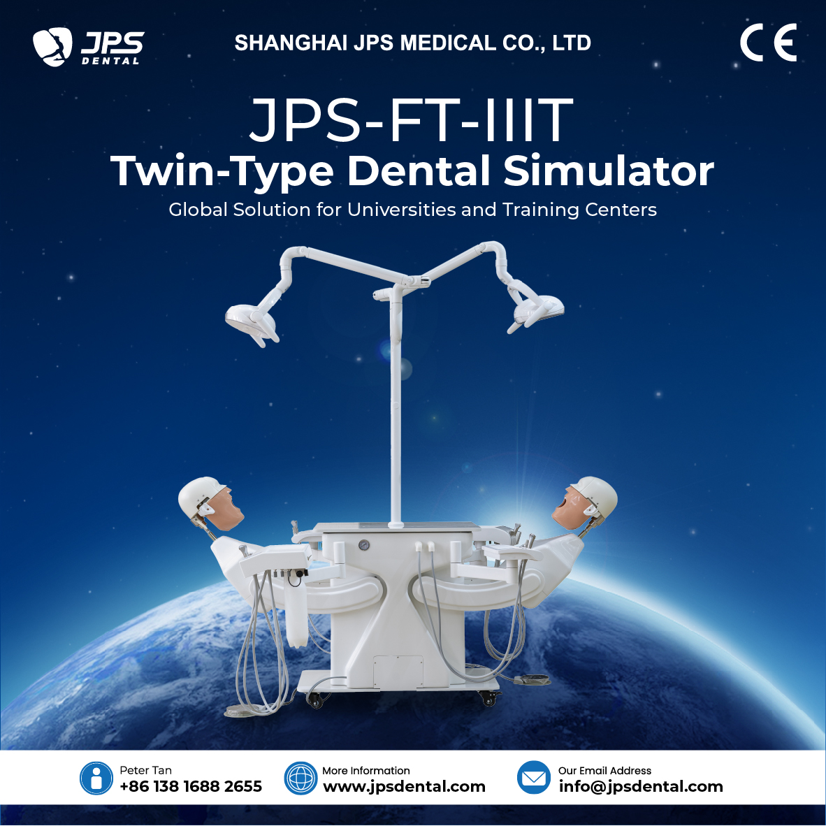 New! 🎉
The Twin-Type Dental Simulator allows two students to practice simultaneously — doubling training efficiency and improving skill development.
Perfect for dental schools and simulation labs.
#JPSSDENTAL #DentalTraining #DentalSimulator #Dentistry