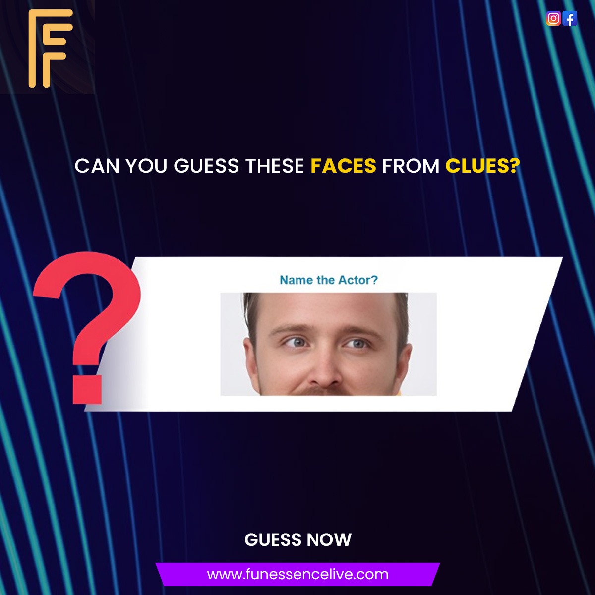 funessencelive's tweet photo. Guess the Faces Challenge is live
Decode the clues, identify the hidden personalities, and comment your answers invite your friends and find out who’s the real guessing champion

#funessence #funessencelive #guesschallenge #celebrityquiz #cluegame #funchallenge #commentgame https://t.co/q4Nze7G43O