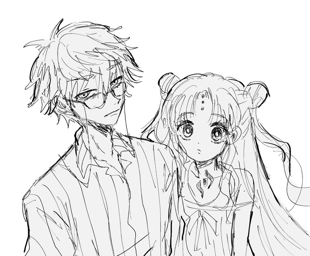 青年アンデルセンと殺生院リリィ 